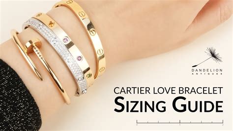 cartier bracelet size 19|cartier bracelet sizer.